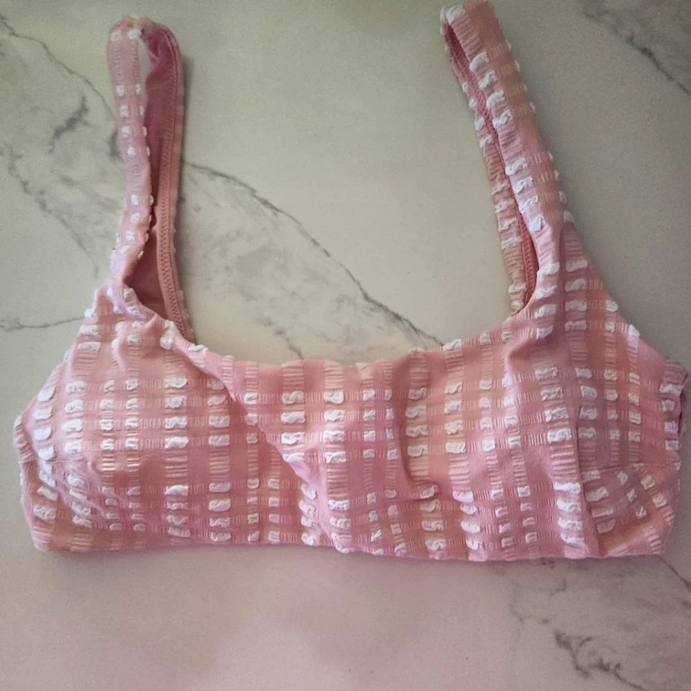 🆕️AERIE NWT Pink Large Bikini Top - Picture 6 of 12